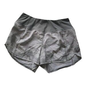 Gray Camo Workout Gym Running Sports Shorts M